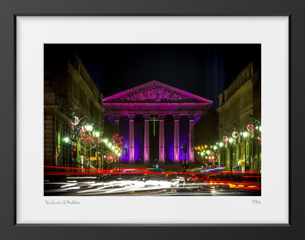 Paris la nuit Madelaine