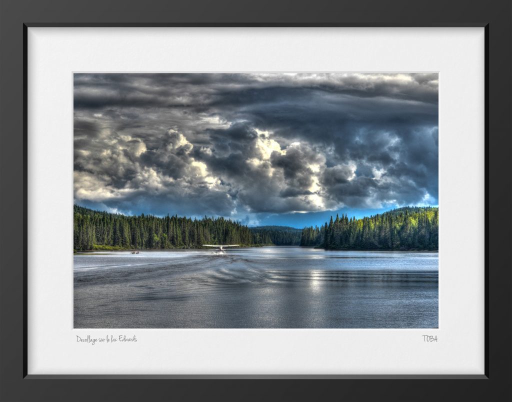 Décollage sur la lac Edwards