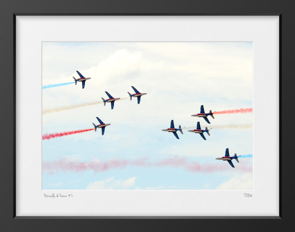 Patrouille de France en formation rapprochée