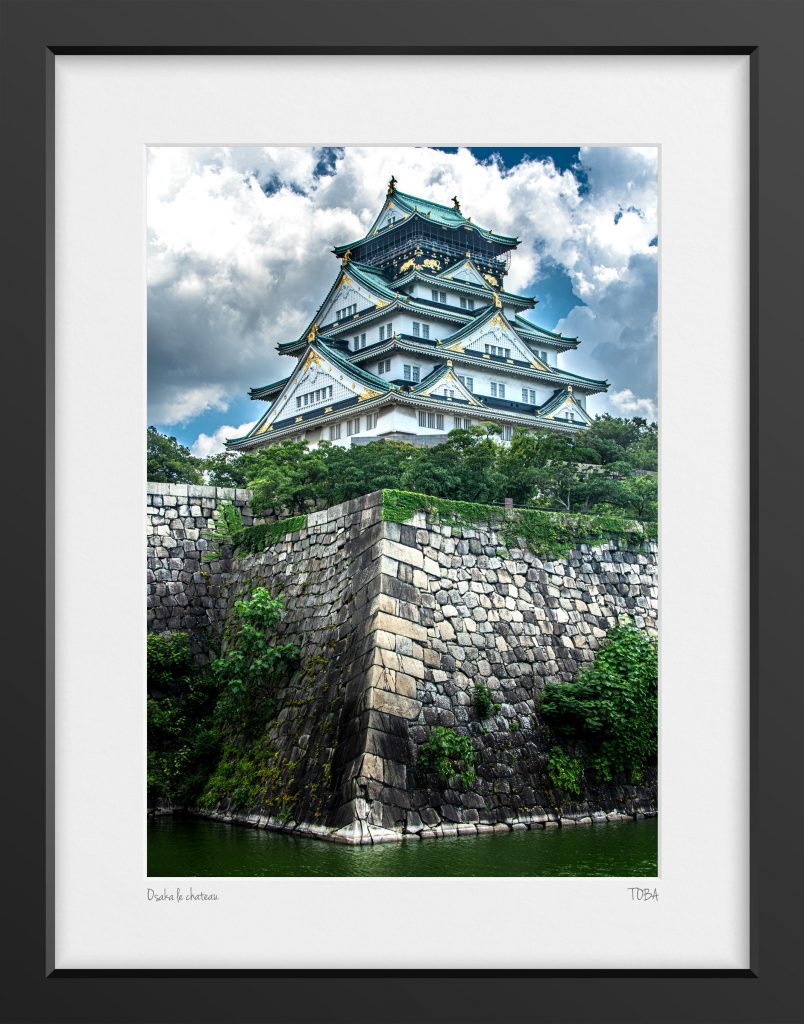 Osaka, Chateau, japon